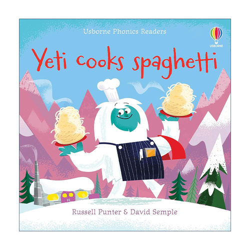 英文原版 Phonics Readers Yeti Cooks Spaghetti 雪人煮意粉 儿童自然拼读绘本 英文版 进口英语原版书籍