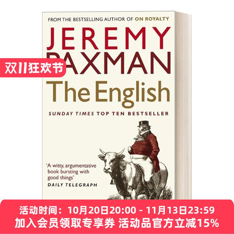 英格兰人 英文原版 The English 一个民族的写照 杰里米·帕克斯曼 英文版 进口英语原版书籍