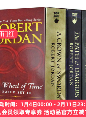 时间之轮7-9册盒装 英文原版小说 The Wheel of Time Premium Boxed Set III经典奇幻文学 罗伯特乔丹 Robert Jordan 英文版英语书