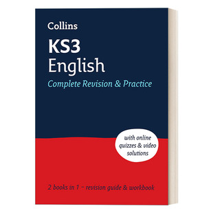 英文原版 Collins KS3 English All-in-one Complete Revision and Practice 柯林斯英国中学英语复习指南及训练 2022新版 英文版