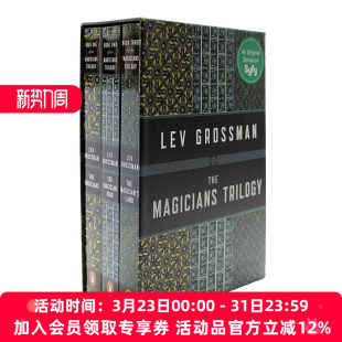 Magicians Trilogy 进口英语原版 英文原版 书籍 英文版 小说 Set 魔法师三部曲套装 Box