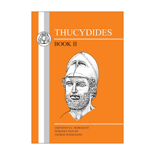 原版 Thucydides Book II 希腊语文本系列 修昔底德伯罗奔尼撒战争史 卷2 E.C. Marchant 进口原版书籍