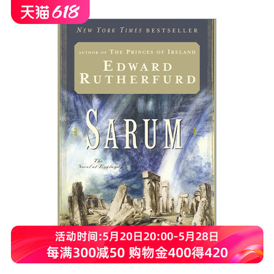 塞勒姆 英文原版 Sarum 历史小说 Edward Rutherfurd 英文版 进口英语原版书籍