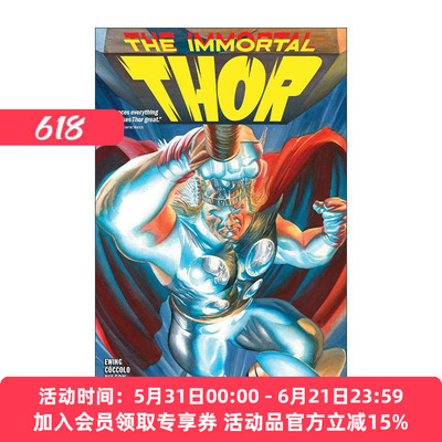 英文原版 Immortal Thor Vol. 1 不朽的雷神 卷一 漫威漫画 Al Ewing 英文版 进口英语原版书籍