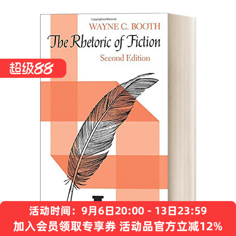 小说修辞学 英文原版 The Rhetoric of Fiction 文学 豆瓣高分 Wayne C. Booth 英文版 进口英语原版书籍