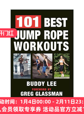 英文原版 101 Best Jump Rope Workouts 101种跳绳运动 高效有氧 健身训练指南 Buddy Lee 英文版 进口英语原版书籍