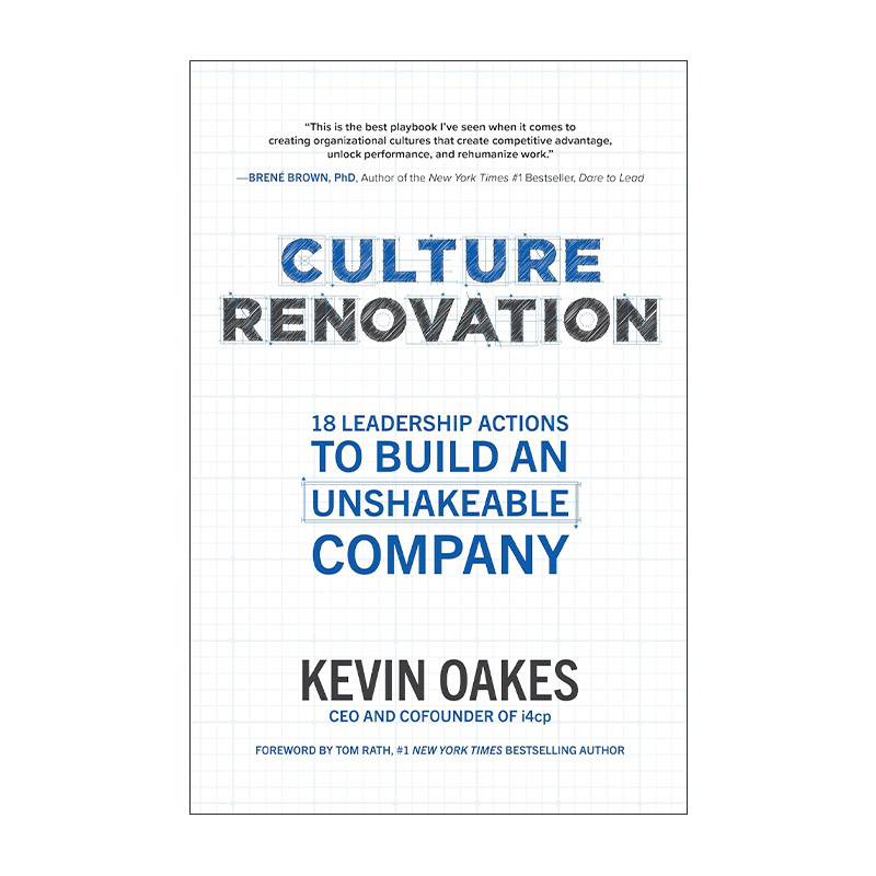 英文原版 Culture Renovation 文化革新 打造不可撼动企业的18项领导行动 精装 英文版 进口英语原版书籍