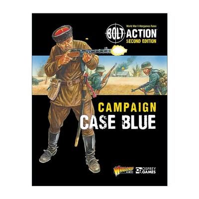 英文原版 Bolt Action Campaign Case Blue 桌面战争兵棋 蓝色行动 英文版 进口英语原版书籍