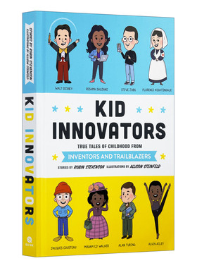 英文原版 Kid Innovators 创新者童年趣事 精装 蓝思值1010L 比尔盖茨 海伦凯勒 英文版 进口英语原版书籍