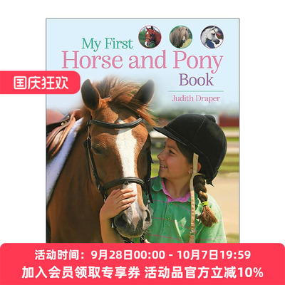 英文原版 My First Horse and Pony Book From Breeds and Bridles to Jodhpurs and Jumping我的一本马指南 从品种和马具到马裤