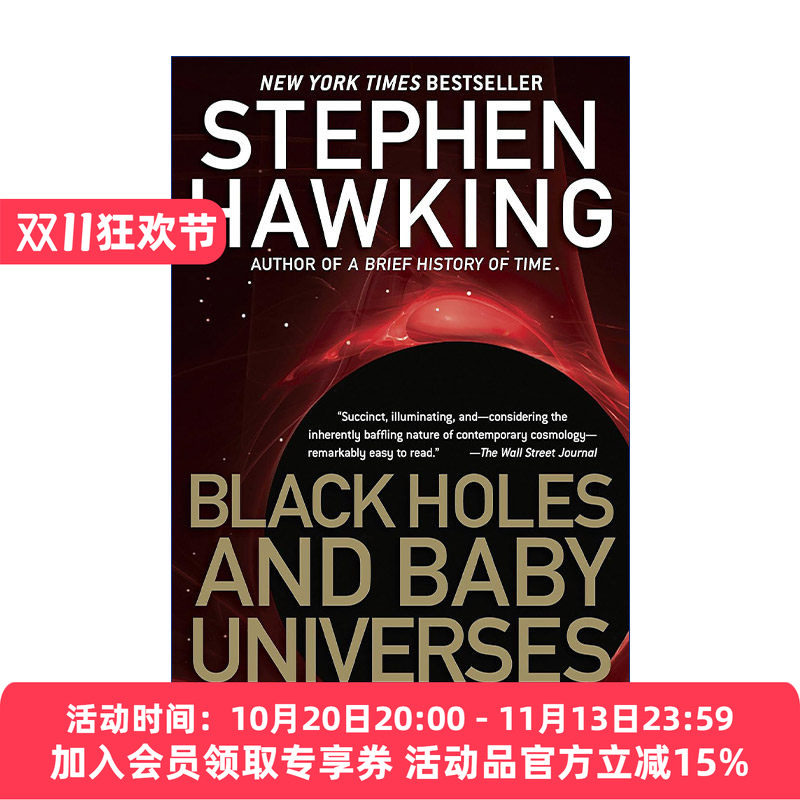霍金讲演录 英文原版 Black Holes and Baby Universes Other Essays 黑洞 婴儿宇宙及其他 Stephen Hawking 英文版进口英语书