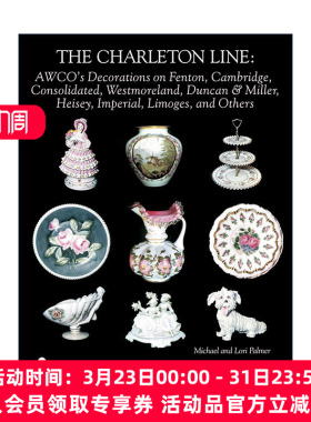 英文原版 The Charleton Line 查尔顿手绘系列指南 芬顿 威斯特摩兰 玻璃 瓷器装饰收藏 精装全彩图册 英文版 进口英语原版书籍