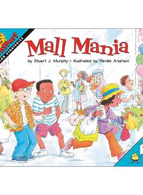 英文原版 Mathstart Level 2 Mall Mania 数学启蒙绘本2级 英文版 进口英语原版书籍