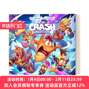 英文原版 The Art of Crash Bandicoot 4 It's About Time 古惑狼4 时机已到 游戏艺术设定集 英文版 进口英语原版书籍