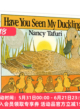 华研原版 你看见我的小鸭了吗 英文原版绘本 Have You Seen My Duckling? Board Book 凯迪克 纸板书 英文原版绘本 进口英语书籍