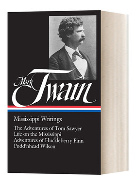 马克吐温 英文原版小说 Mark Twain Mississippi Writings LOA #5 密西西比河作品集 精装美国文库 英文版 进口英语原版书籍
