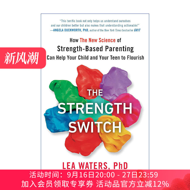 英文原版 The Strength Switch 优势教养 发现 培养孩子优势的实用教养方法 Lea Waters 精装 英文版 进口英语原版书籍