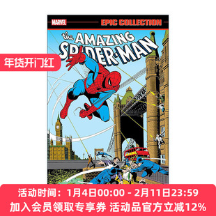 英文原版 Amazing Spider-Man Epic Collection 超凡蜘蛛侠史诗系列 斯塔西警官之死 漫威漫画英文版 进口英语原版书籍
