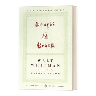 初版 英文版 First Leaves Grass 草叶集 书籍 进口英语原版 Deluxe 英文原版 1855 The Classics Edition Penguin