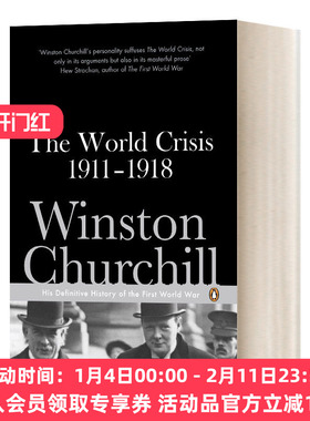 英文原版 The World Crisis 1911-1918 一战回忆录 丘吉尔 英文版 进口英语原版书籍