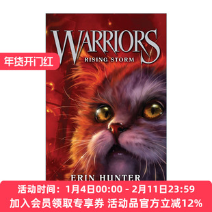 英文原版小说 Warrior Cats 4 — Rising Storm 猫武士首部曲4 风起云涌 英文版 进口英语原版书籍