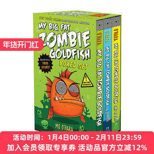 英文原版 My Big Fat Zombie Goldfish Boxed Set 大胖丧尸金鱼系列3册盒装 小学英文课外读物 英文版 进口英语原版书籍