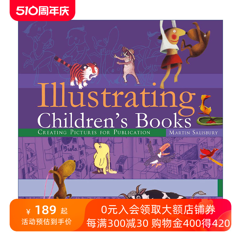 英文原版 Illustrating Children's Books剑桥艺术学院童书插画完全教程 Martin Salisbury精装英文版进口英语原版书籍