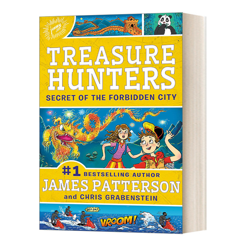 华研原版 英文原版 Treasure Hunters #3 Secret of the Forbidden City 夺宝奇兵#3 精装 英文版 进口英语原版书籍