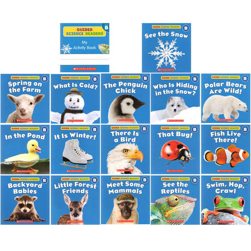 学乐指导性科学读本B级16册套装