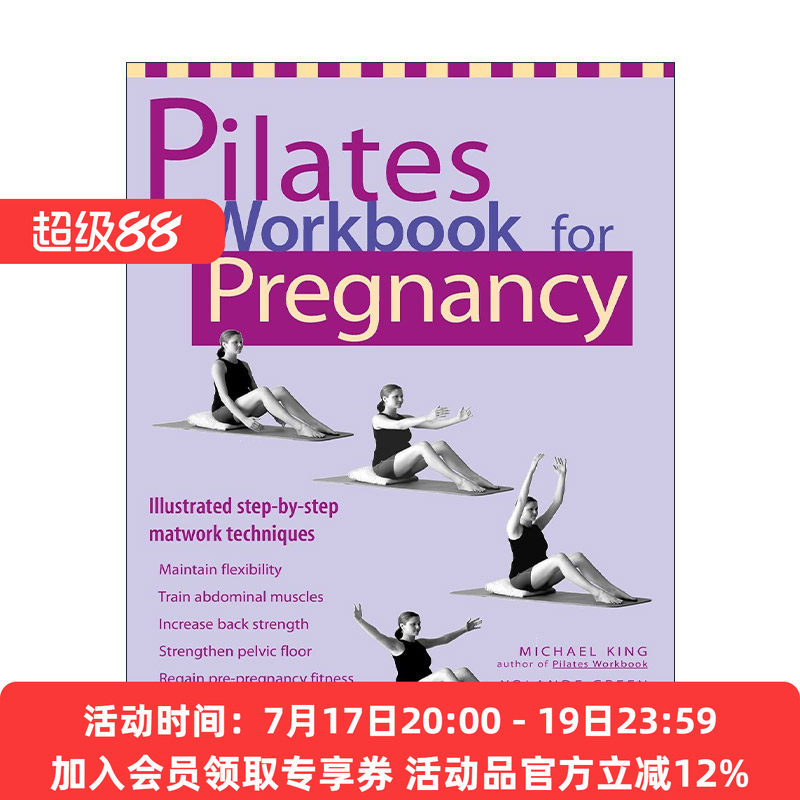 英文原版 Pilates Workbook for Pregnancy 孕期普拉提练习册 英文版 进口英语原版书籍