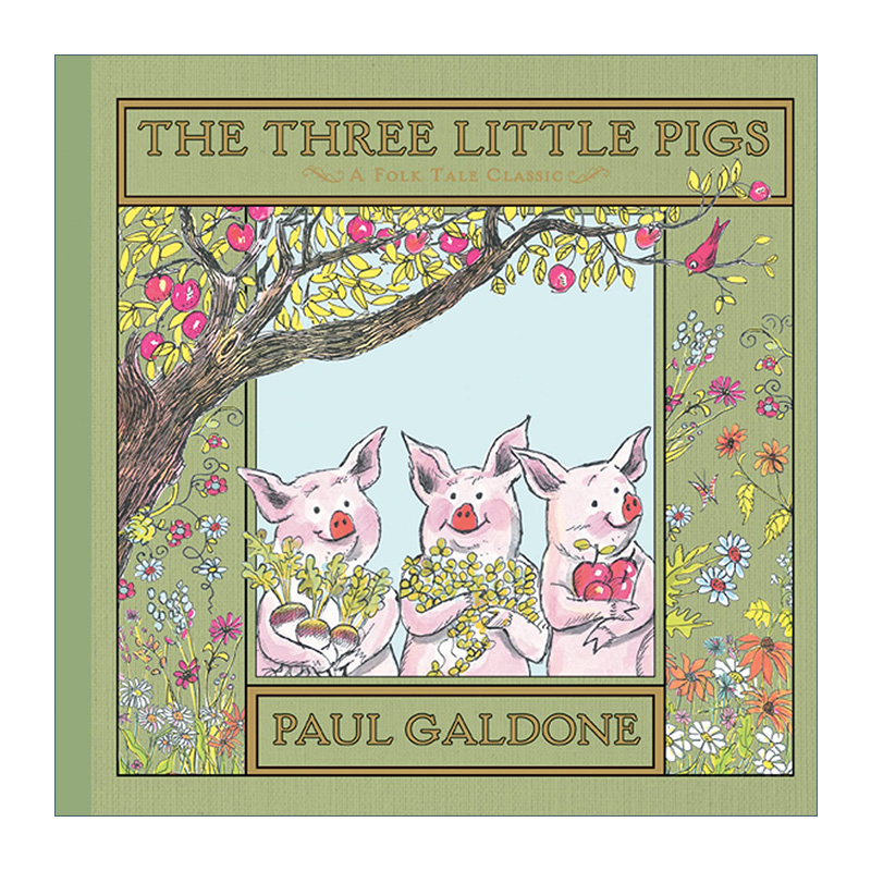 英文原版三只小猪精装