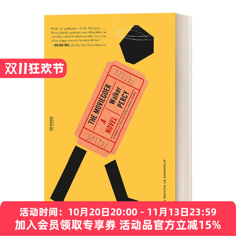 看电影的人 英文原版小说 Moviegoer The Walker Percy 小说 英文版 进口英语原版书籍