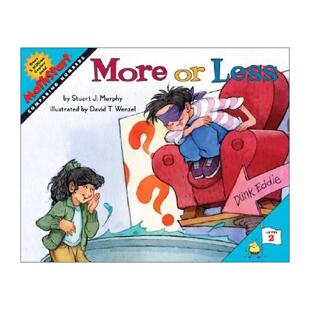 英文原版 Mathstart Level 2 More or Less 数学启蒙绘本2级 英文版 进口英语原版书籍