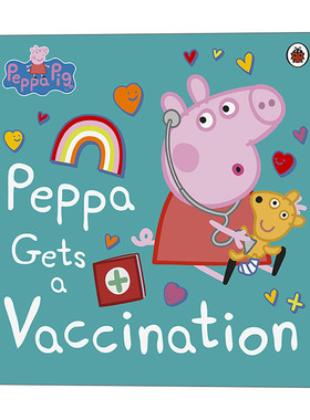 小猪佩奇打疫苗 英文原版 Peppa Pig: Peppa Gets a Vaccination 小猪佩奇系列 儿童绘本 英文版 进口英语原版书籍 可搭生日快乐