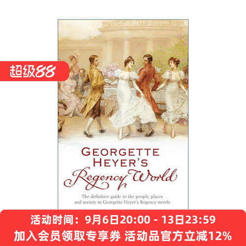 英文原版 Georgette Heyer's Regency World 乔吉特·海尔的摄政文学世界 摄政浪漫文学鼻祖 英文版 进口英语原版书籍