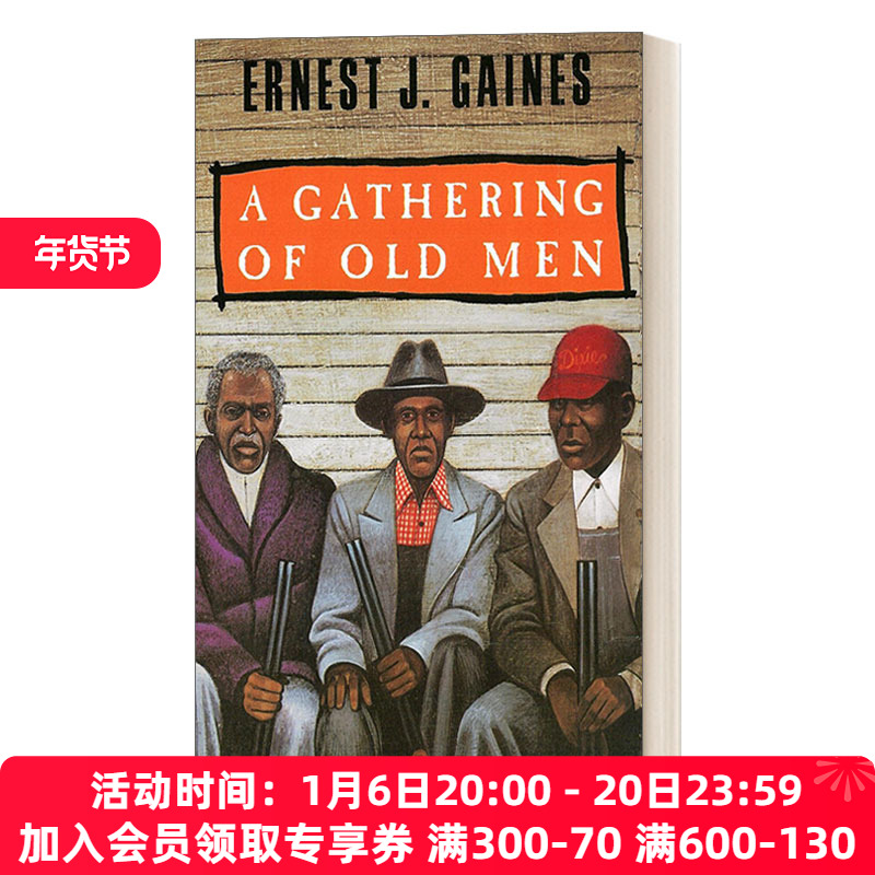 华研原版 英文原版小说 A Gathering of Old Men 老人聚会 美国国家书评人协会奖获得者Ernest J. Gaines 英文版 进口英语原版书籍