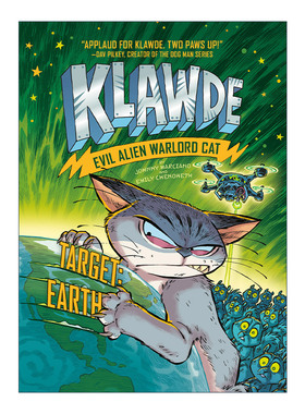 英文原版小说 Klawde Evil Alien Warlord Cat 04 Target Earth 邪恶猫大帝克劳德系列4 儿童章节桥梁书 精装 英文版 进口书籍