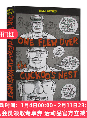 英文原版小说 One Flew Over the Cuckoo's Nest Ken Kesey 飞越疯人院 英文版 进口英语原版书籍