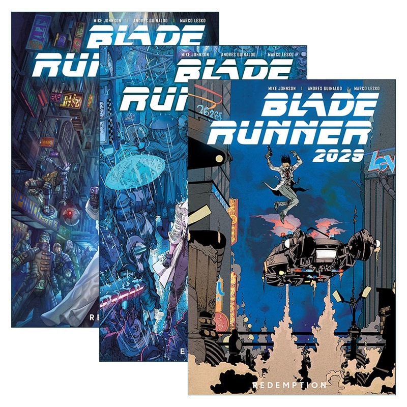 英文原版 Blade Runner 2029 银翼杀手2029漫画3册 英文版 进口英语原版书籍