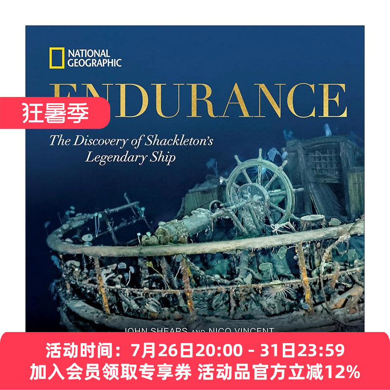 英文原版 Endurance 坚忍号 沙克尔顿的传奇船只 南极远征 电影版 历史 美国国家地理 精装 英文版 进口英语原版书籍