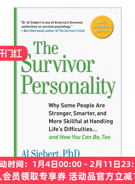 抗逆力养成指南  英文原版 Survivor Personality 如何突破逆境 成为更强大的自己 Al Siebert 英文版 进口英语原版书籍