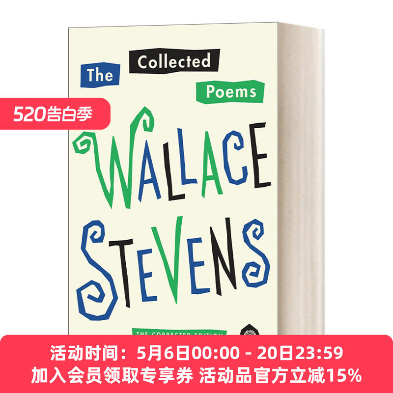 英文原版 The Collected Poems of Wallace Stevens The Corrected Edition华莱士·史蒂文斯诗集 修正版 英文版 进口英语原版书籍