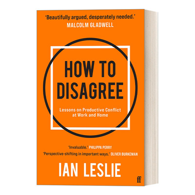 如何在分歧中找到共识 英文原版 How to Disagree 英国心理学家伊恩·莱斯利著 英文版 进口英语原版书籍