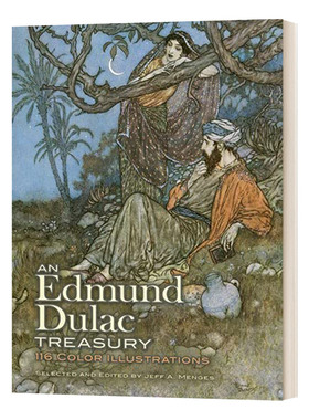 埃德蒙·杜拉克装饰插画集 英文原版 An Edmund Dulac Treasury 英文版 进口英语原版书籍
