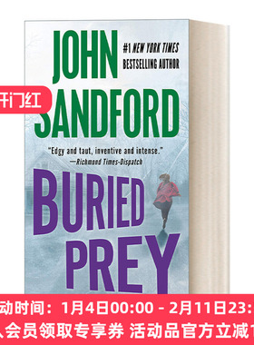 英文原版 Buried Prey The Prey Series 21 猎物系列21 埋藏猎物 惊悚悬疑犯罪推理小说 John Sandford 英文版 进口英语原版书籍