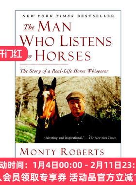 听马说话的人  英文原版 The Man Who Listens to Horses 赛马运动 骑马者传记 Monty Roberts 英文版 进口英语原版书籍