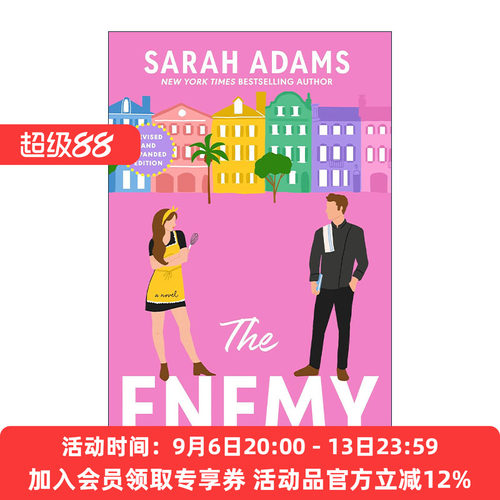 英文原版 The Enemy 敌人 女性浪漫喜剧小说 Sarah Adams 英文版 进口英语原版书籍