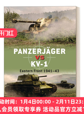 德国黄鼠狼坦克歼击车对战苏联KV-1重型坦克 对战历史 英文原版 Panzerjager vs KV-1 英文版 进口英语原版书籍