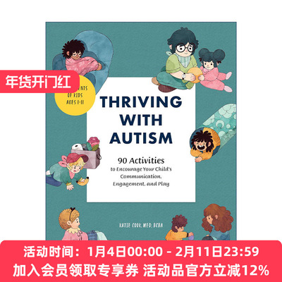 英文原版 Thriving with Autism 自闭症儿童综合指南 鼓励孩子交流 参与 自我调节的趣味活动 英文版 进口英语原版书籍
