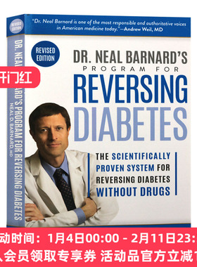 尼尔巴纳德医生的逆转糖尿病项目 英文原版 Dr Neal Barnard's Program for Reversing Diabetes 英文版进口原版英语书籍